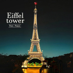 diy led light kit for creator 10307 the eiffel tower