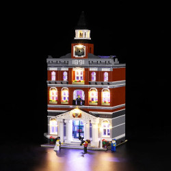 diy led light set for 10224 town hall