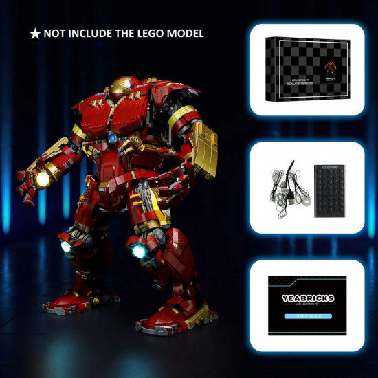 diy led light set for 76210 the hulkbuster mk44 diy led light set for 76210 the hulkbuster mk44