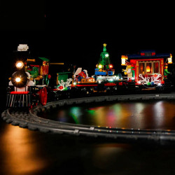diy led lights for 10254 winter holiday train