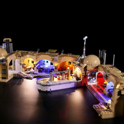 diy led lights for 75290 mos eisley cantina