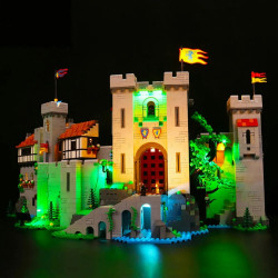diy led lights set for 10305 lion knight castle