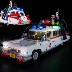 diy led lights set for creator 10274 ghostbusters ecto-1 car