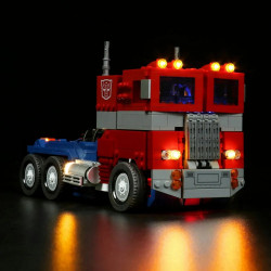 diy lights set for ideas 10302 optimus prime autobot