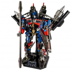 dj rambo man moc mecha transformer robot bricks toys
