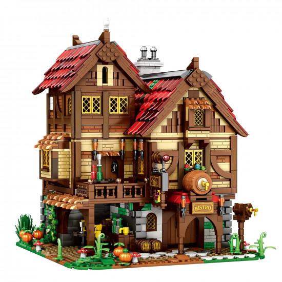 european century moc medieval town bistro bricks toy european century moc medieval town bistro bricks toy