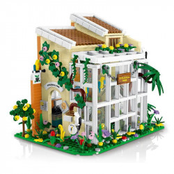 expert city ecological park house led bricks toys 031063