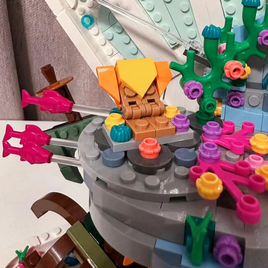 expert creator moc little mermaid royal clamshell bricks toy expert creator moc little mermaid royal clamshell bricks toy