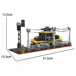 expert moc crocodile locomotive train bricks toys 59007