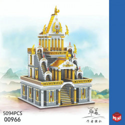 expert moc the century altar temple mini bricks toy