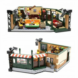 friends building blocks moc central perk cafe bricks toy