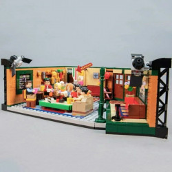 friends building blocks moc central perk cafe bricks toy