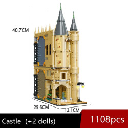 harry potter moc hogwarts magic castle bricks toy