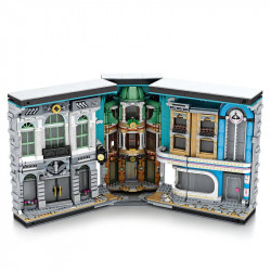 harry potter streetscape book of architecture bricks toy
