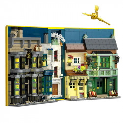 harry potter wand shop wizard books bricks toy