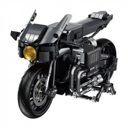 high tech moc classic city motorcycle bricks toy