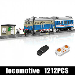 high tech rc df4b diesel locomotive train bricks toy