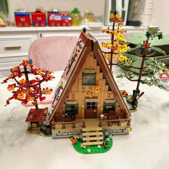 ideas expert moc a frame cabin house bricks toy ideas expert moc a frame cabin house bricks toy