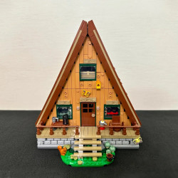 ideas expert moc a frame cabin house bricks toy