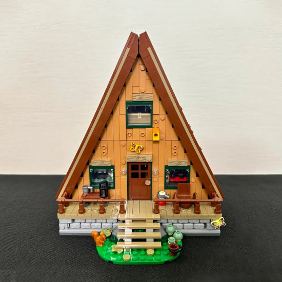 ideas expert moc a frame cabin house bricks toy ideas expert moc a frame cabin house bricks toy