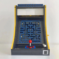 ideas expert moc pac man arcade machine bricks toy