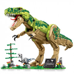 jurassic dinosaur world moc tyrannosaurus rex bricks toy