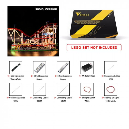 led light kit for 10261 roller coaster model led light kit for 10261 roller coaster model