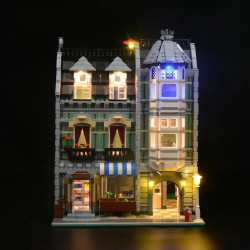 led light set for 10185 the green grocer