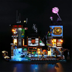 led light set for 70657 ninjago city docks