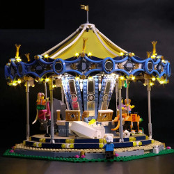 led light set for creator 10257 the carousel