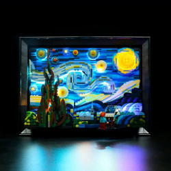 led light set for ideas 21333 the starry night vincent van gogh