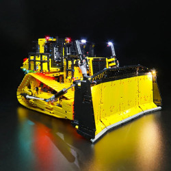 led light set for technic 42131 cat d11 bulldozer