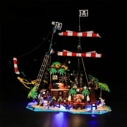 led lighting set for 21322 pirates of barracuda bay