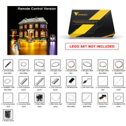 led lighting set for ideas 21330 home alone house
