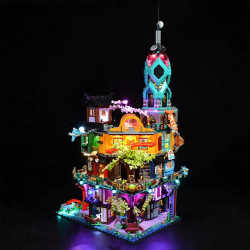 led lights for 71741 ninjago city gardens
