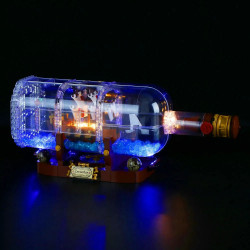 led lights kit for 21313 the ship in a bottle