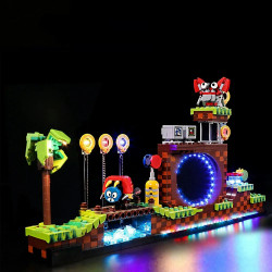 lights set for ideas 21331 sonic the hedgehogs green hill
