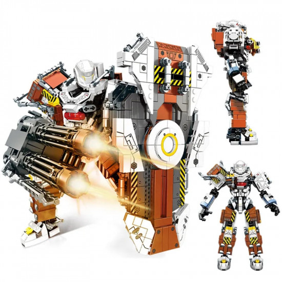 mecha mu2 heavy defense white shark robot bricks toy mecha mu2 heavy defense white shark robot bricks toy