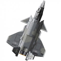 military aircraft j-20 stealth fighter jet bricks toy