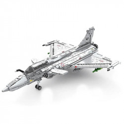military aircraft moc rafale fighter jet plane bricks toy