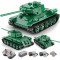military army rc motorized t34 medium tank bricks toy