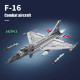 military f-16 fighting falcon aircraft bricks toy military f-16 fighting falcon aircraft bricks toy