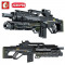 military heavy duty swat assault rifle bricks toy