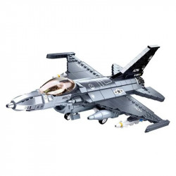 military moc f-16c falcon fighter jet aircraft bricks toys