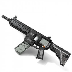 military moc m416 assault rifle guns bricks toys 77004