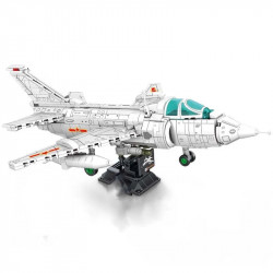military moc q-5 striker aircraft jet bricks toys