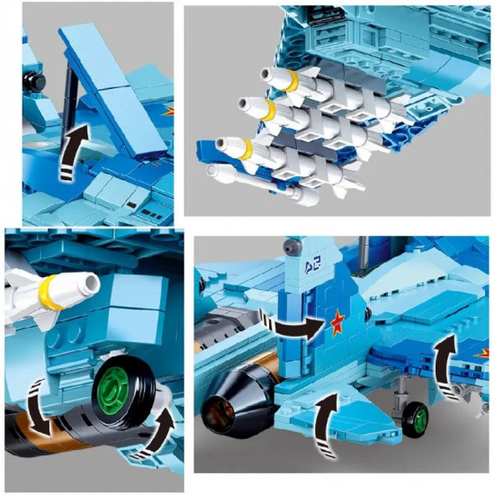 military moc su-27 flanker fighter jet bricks kids toys military moc su-27 flanker fighter jet bricks kids toys