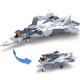 military moc su-57 flanker fighter jet bricks kids toys military moc su-57 flanker fighter jet bricks kids toys