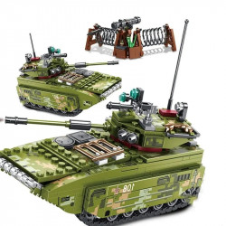 military moc ww2 amphibious assault vehicle bricks toys