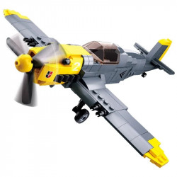 military moc ww2 bf 109 fighter aircraft bricks toy